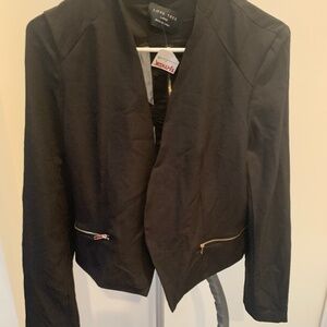 Love Tree Juniors Black Jacket